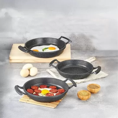Cozoria Set 3 Tigai cu manere 18-20-22 cm ,cod C- 330