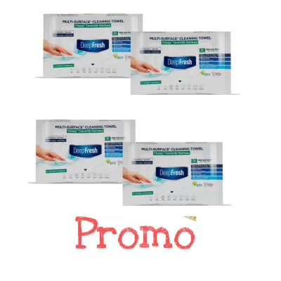 Promo 3 + 1-SERVETELE DE BUZUNAR CU BICARBONAT SI OTET ALBASTRU 10buc