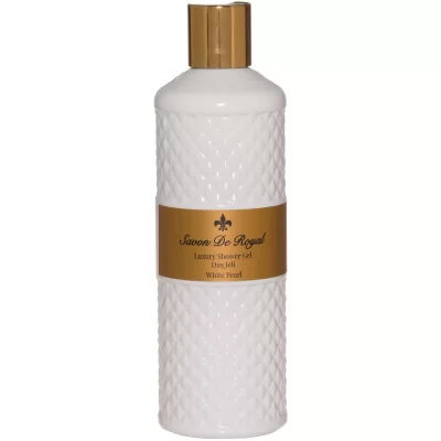 Ingrijire - Gel de dus Vegan Savon de Royal WHITE, parfum de mandarina si vanilie 500 ml