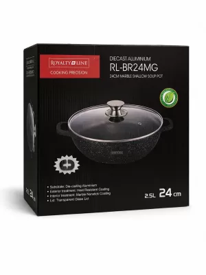 Cratiță aluminiu turnat Royalty Line 24CM