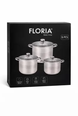 Set oale inox FLORIA 6 piese