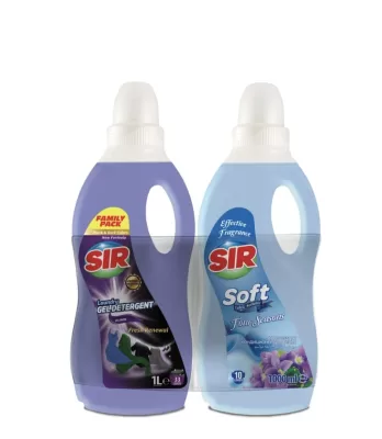 PROMO DETREGENT PENTRU RUFE NEGRE 1L  +BALSAM FOUR SEASONS 1L