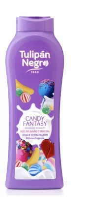 TULIPÁN NEGRO GEL DE DUS CANDY FANTASY 650 ML
