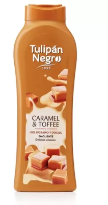 TULIPÁN NEGRO GEL DE DUS CARAMEL & TOFFEE 650 ML