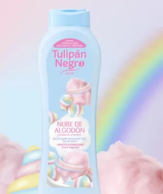 TULIPÁN NEGRO GEL DE DUS NUBE DE ALGODON 650 ML