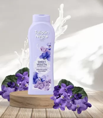 TULIPÁN NEGRO GEL DE DUS SWEET VIOLETA 650 ML