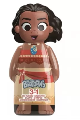 BIOTOONS PRINCESS VAIANA REF GEL DE DUS 3 IN 1/ 300 ML