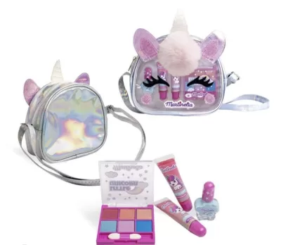 UNICORN GENTUTA CU PRODUSE DE MACHIAJ 4 PCS