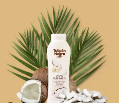 TULIPÁN NEGRO GEL DE DUS COCO PURE WHITE 650 ML