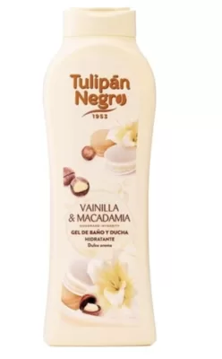 TULIPÁN NEGRO GEL DE DUS VANILLA & MACADAMIA 650 ML
