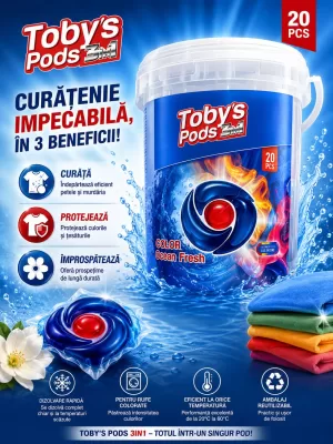 DETERGENT CAPSULE UNIVERSALE PENTRU SPALAT 20 BUC