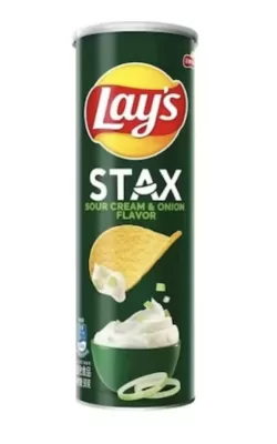 LAY'S STAX SOUR CREAM & ONION 90 G