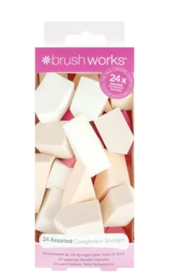 BRUSH WORKS BURETI MIX 24 BUCATI PENTRU APLICAREA MACHIAJULUI