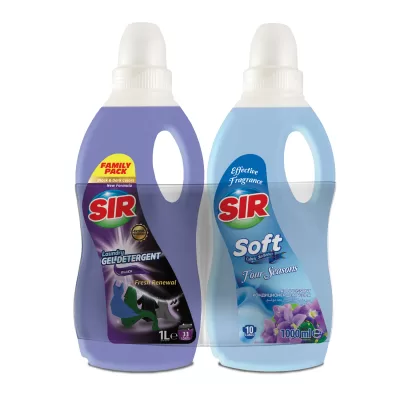SET PROMO - 1 DETERGENT RUFE NEGRE 1L + 1 BALSAM RUFE ALBASTRU 1L