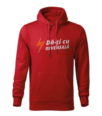 HANORAC UNISEX DA-TI CU REVENEALA - ROSU